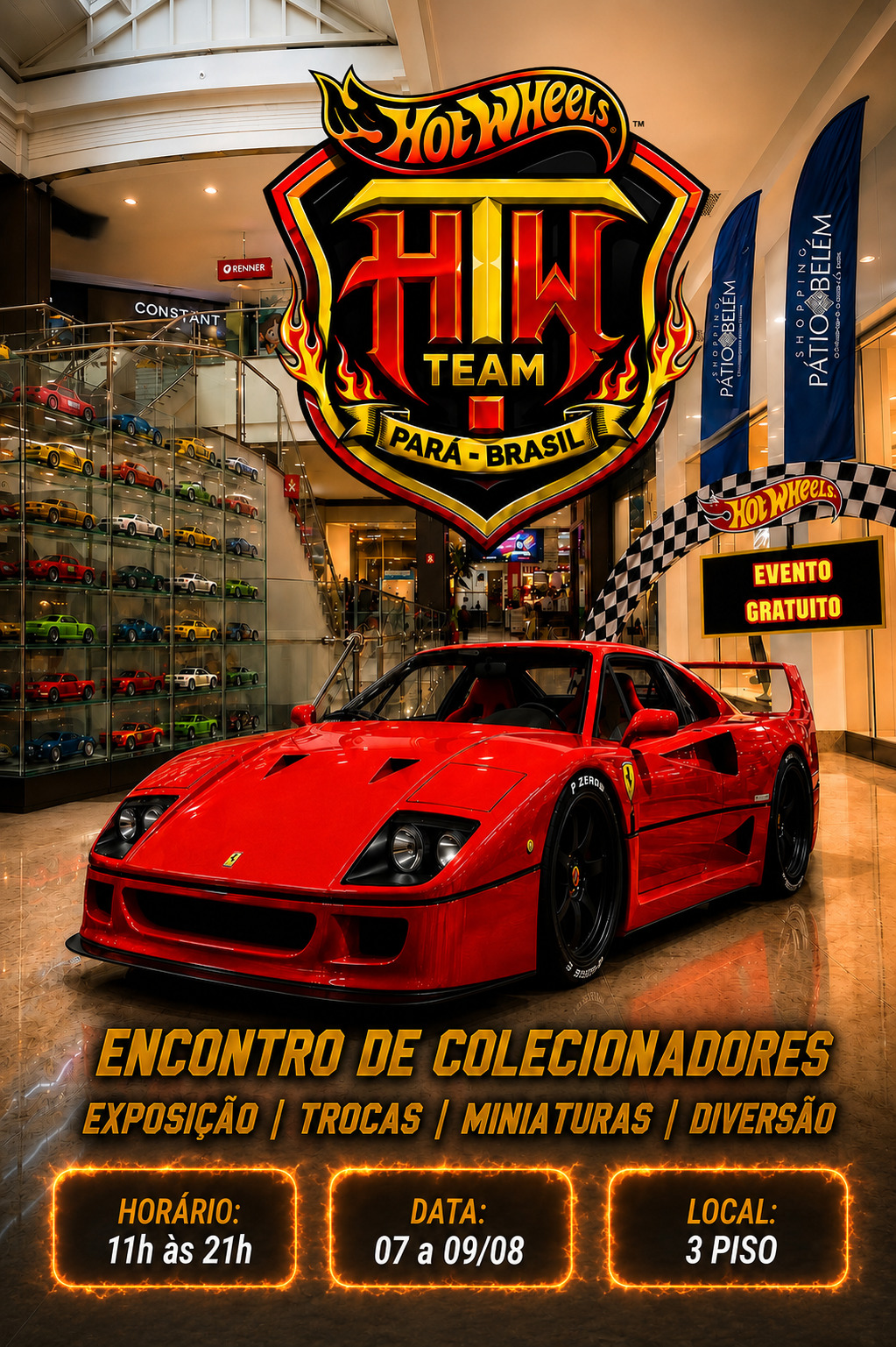 1º Encontro de Colecionadores Hot Wheels - Pátio Belém — Belém, PA